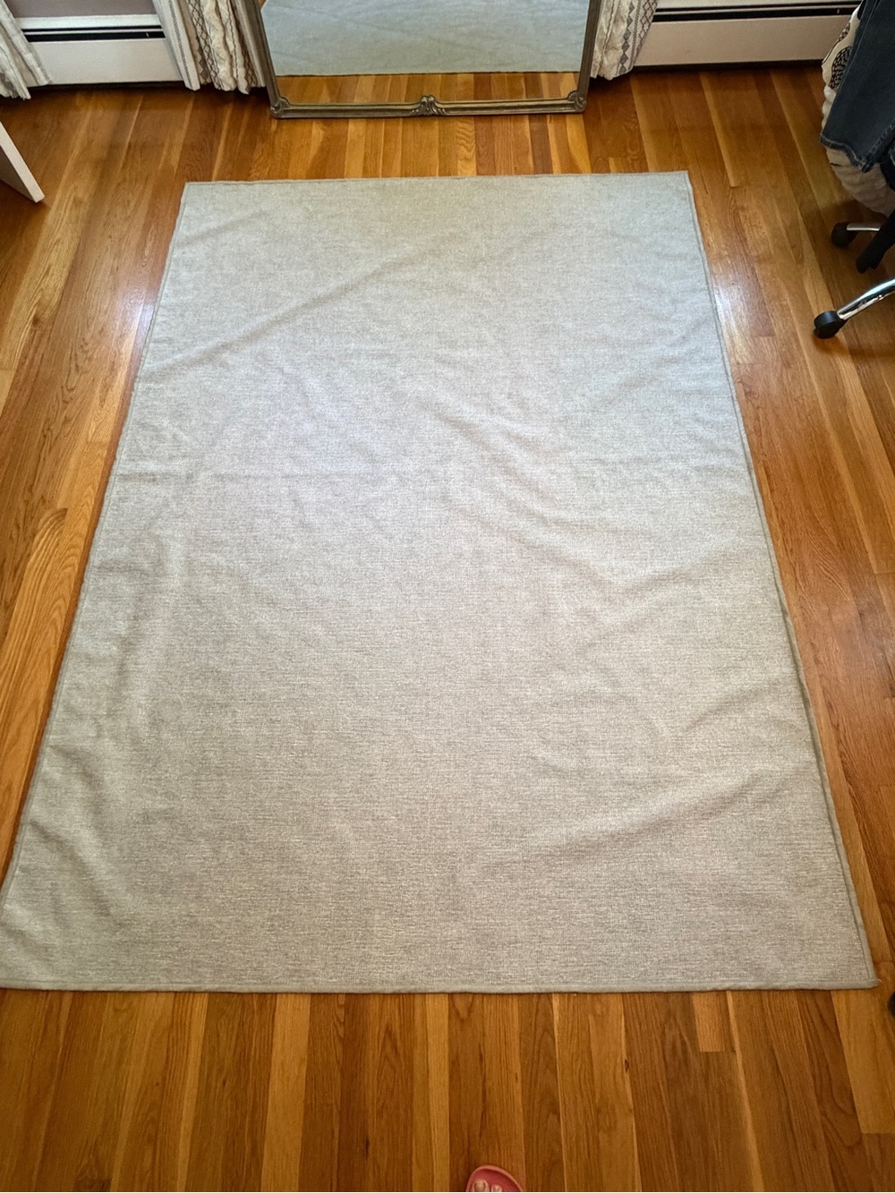 Ruggable grey marle rug 5x7 COVER ONLY